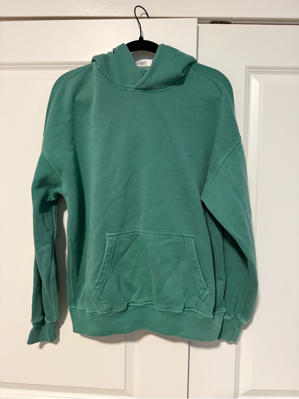 Abercrombie & Fitch Men's Crewneck Hoodie - Teal